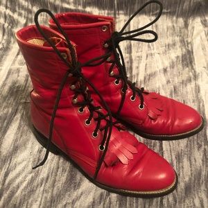 Justin Ted Leather Boot